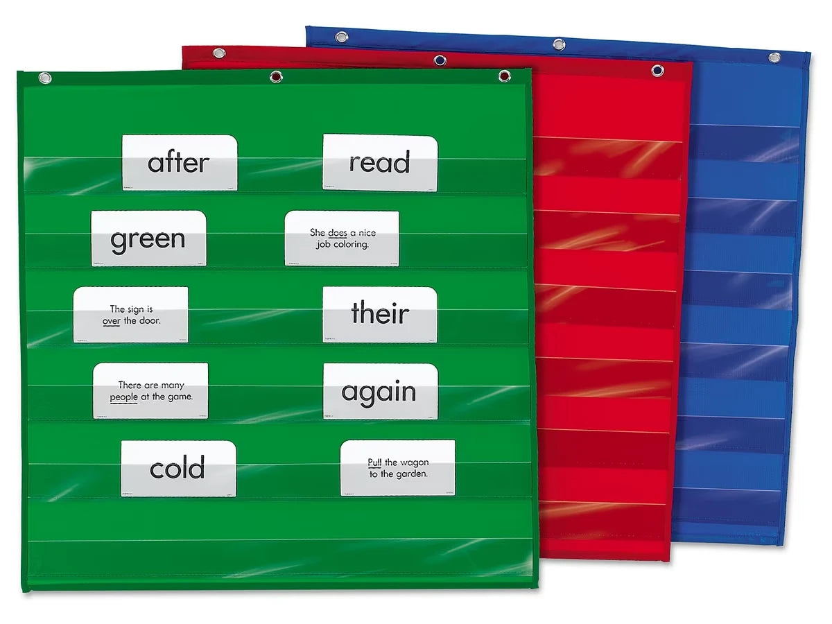Heavy-Duty Small Pocket Chart - US 1183