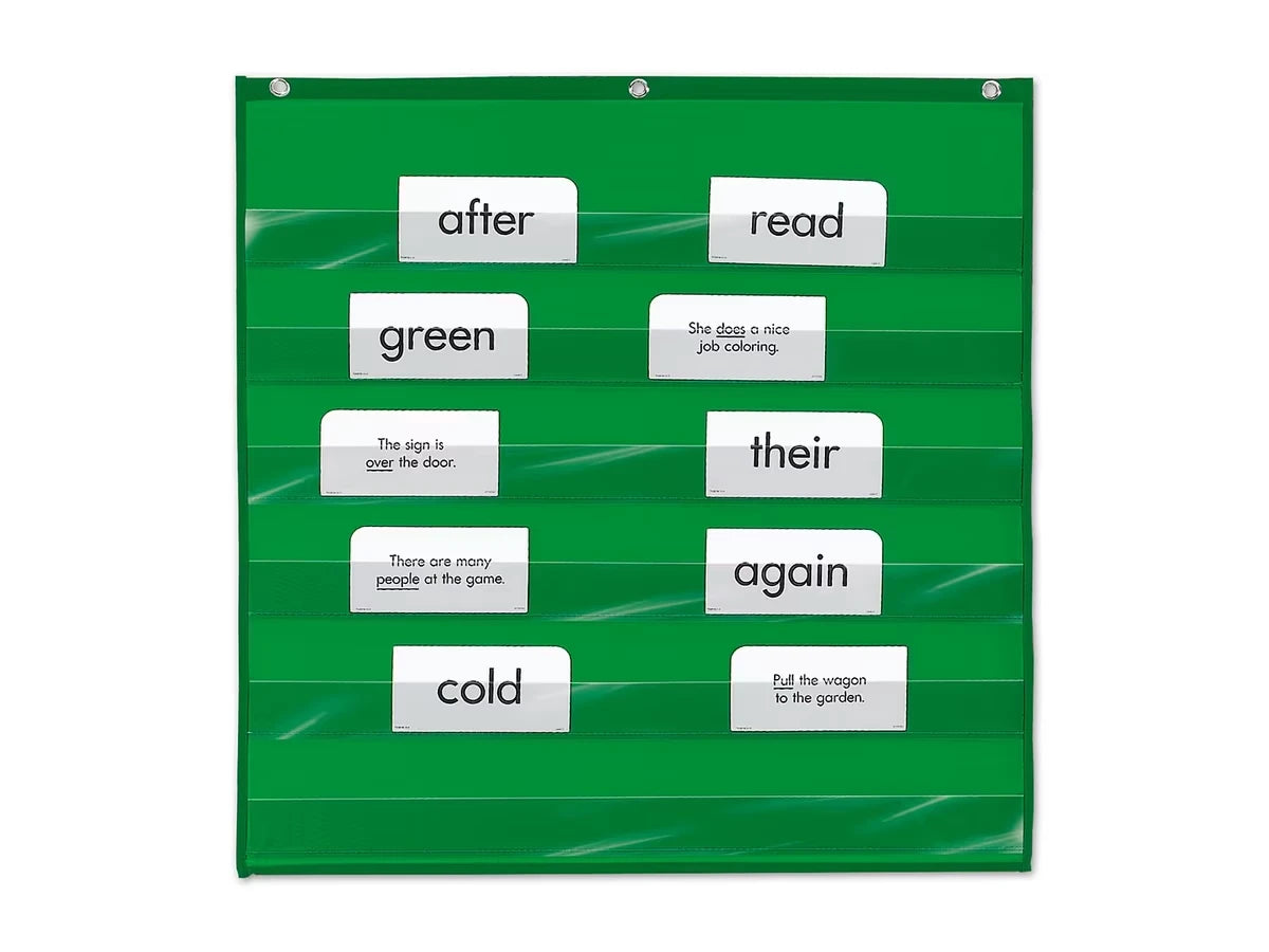 Heavy-Duty Small Pocket Chart - US 1183