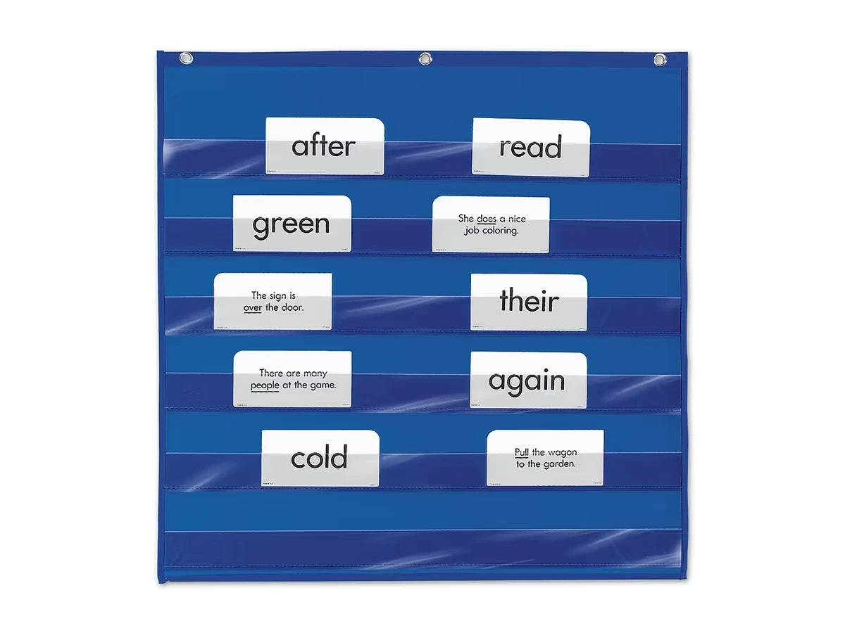 Heavy-Duty Small Pocket Chart - US 1183