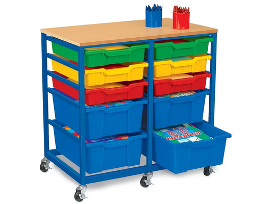 Mobile 10-Bin Storage Center - US 8020