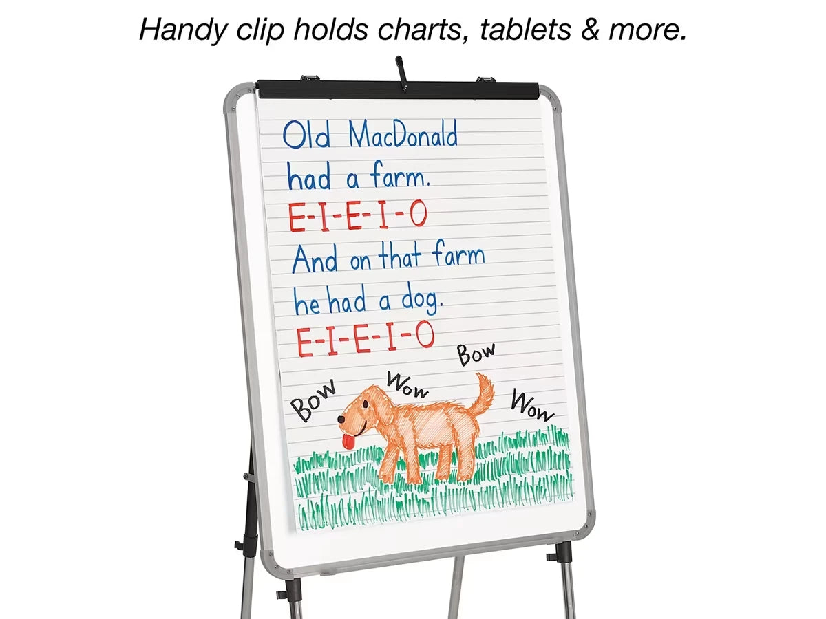 Magnetic Write & Wipe Adjustable Easel - US 4755