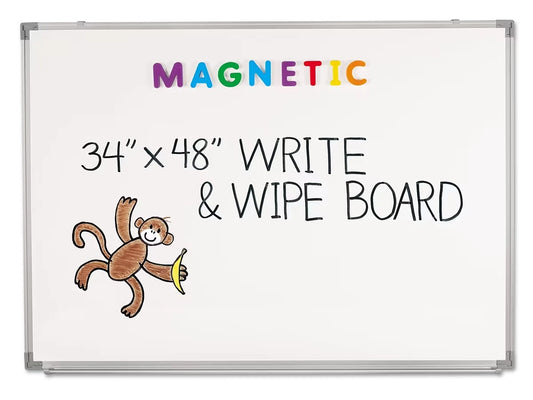 Magnetic Write & Wipe Board - 34" x 48" - US 7961