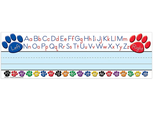 Paw Print Reference Nameplates - Pre K-K - US 2128