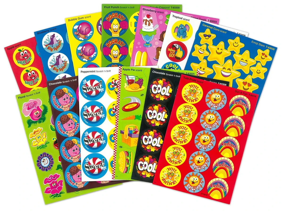 Sweet-Scented Motivational Stickers - Variety Pack - US 7419