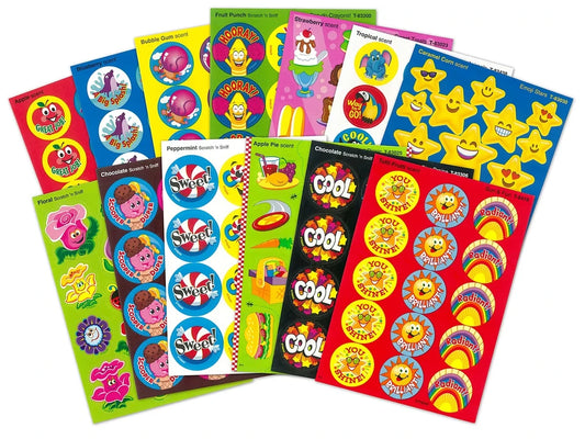 Sweet-Scented Motivational Stickers - Variety Pack - US 7419