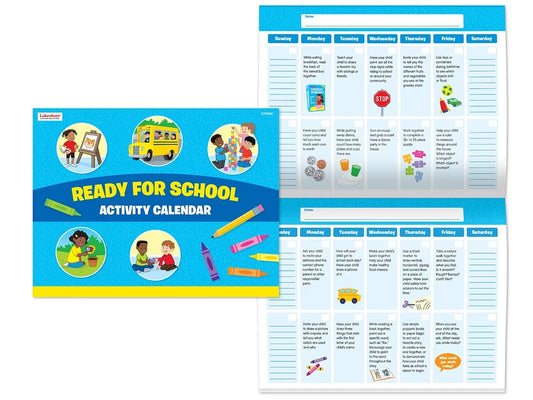 Ready for School Activity Calendar - US 7130