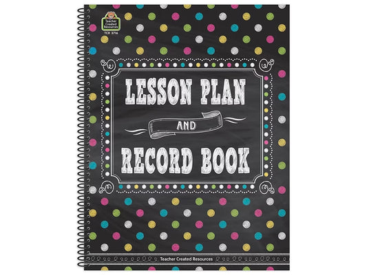 Chalkboard Brights Lesson Plan & Record Book - US 6384