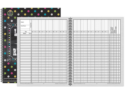 Chalkboard Brights Lesson Plan & Record Book - US 6384