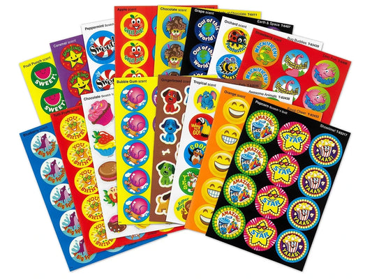 Kid’s Choice Scented Motivational Stickers - Variety Pack - US 7723