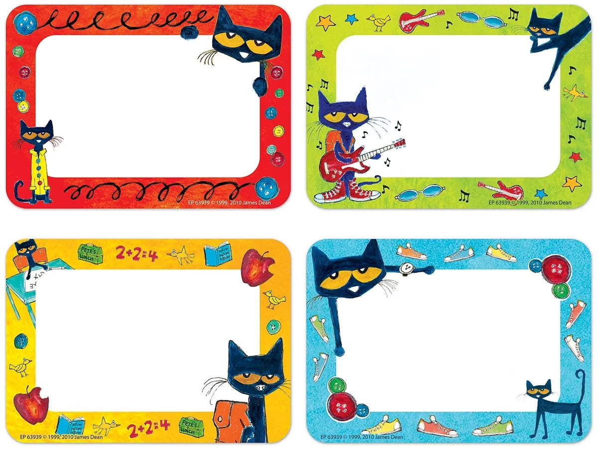 Pete the Cat® Name Tags - Variety Pack - US 6656