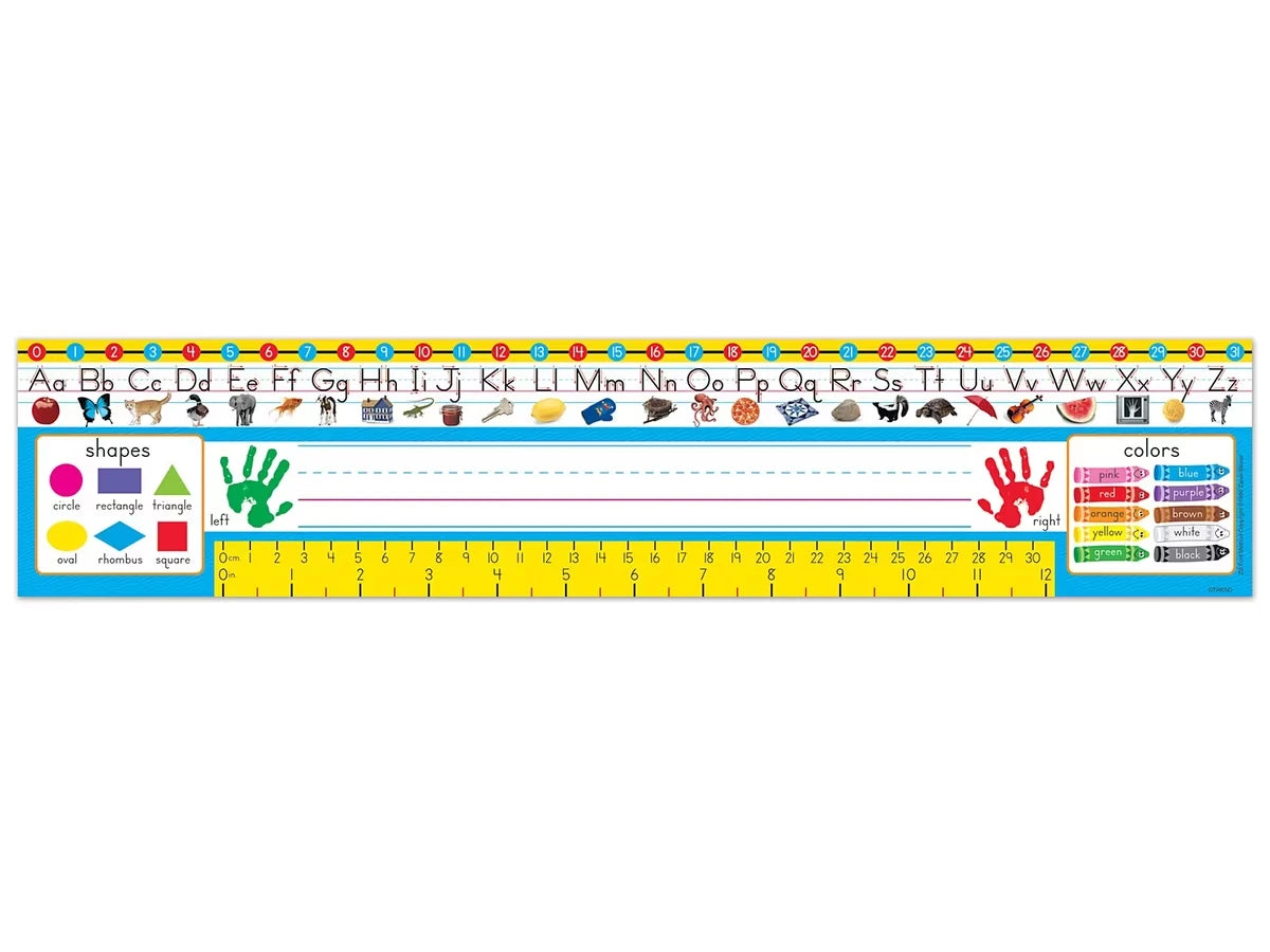 Zaner-Bloser Manuscript Reference Nameplates - Pre K-K - US 1323