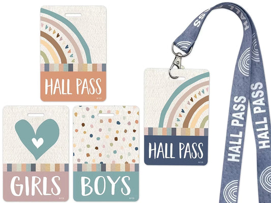 Everyone Is Welcome Student Hall Pass Lanyards - US 8375