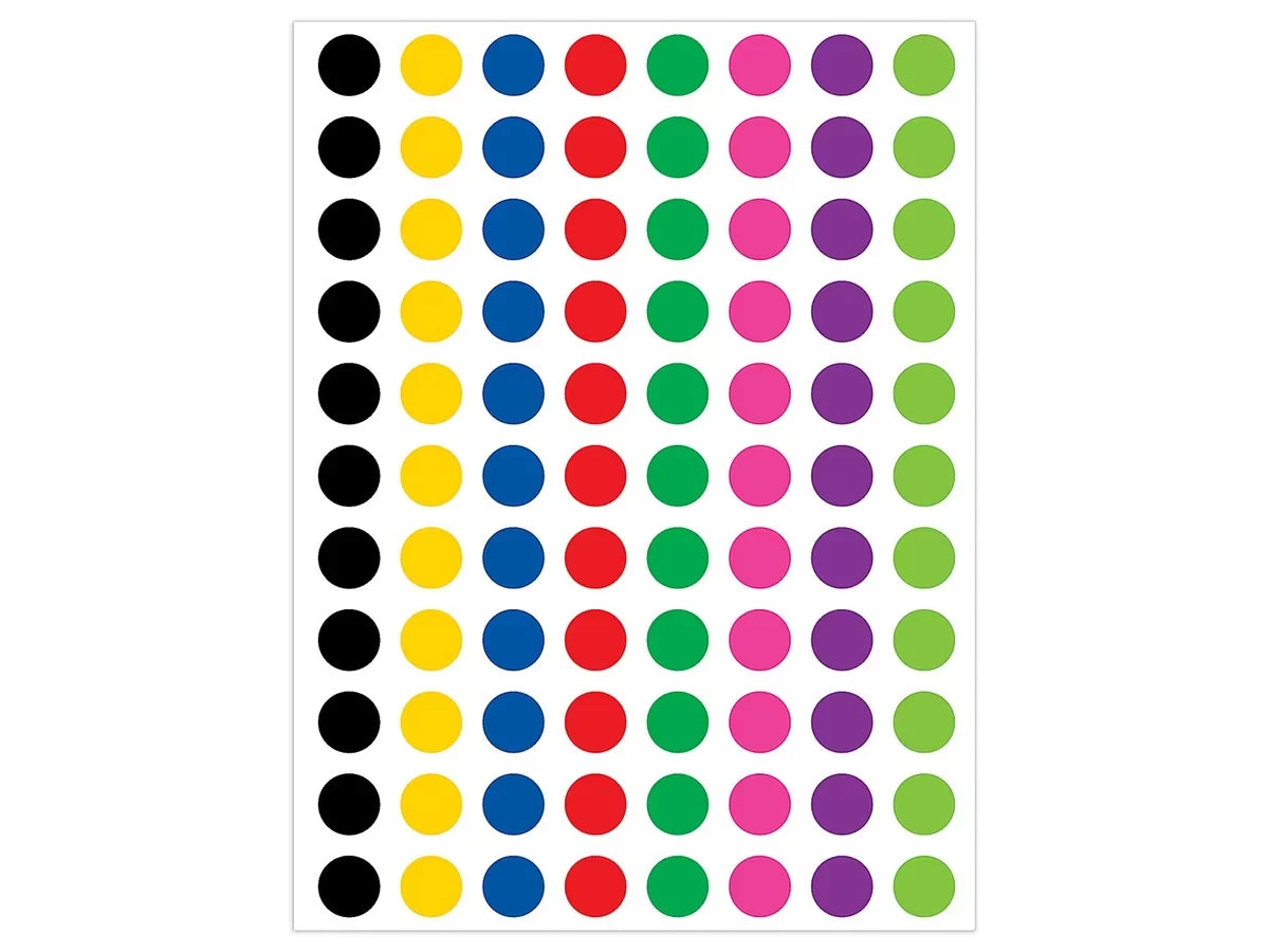 Colorful Circle Mini Stickers - US 2896