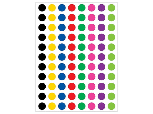 Colorful Circle Mini Stickers - US 2896