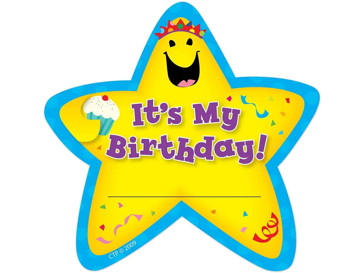 Star Birthday Badges - US 9749