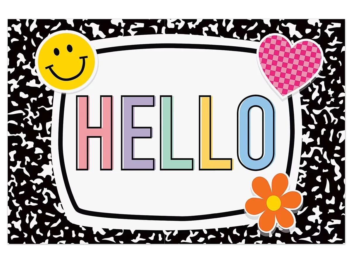 Cool for School Hello Postcards - US 1602