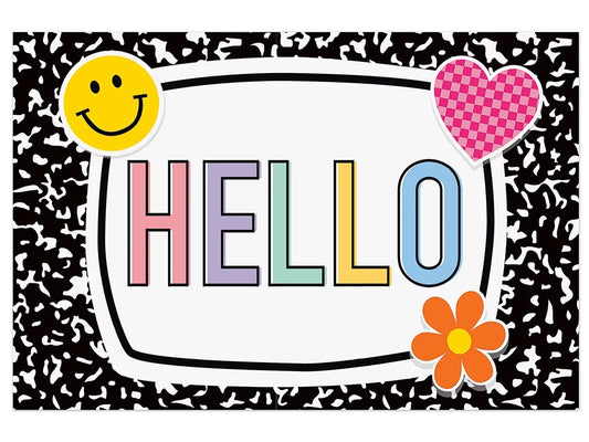 Cool for School Hello Postcards - US 1602