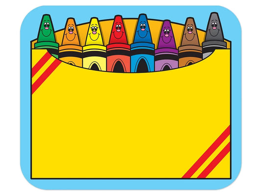 Crayon Box Name Tags - US 5215