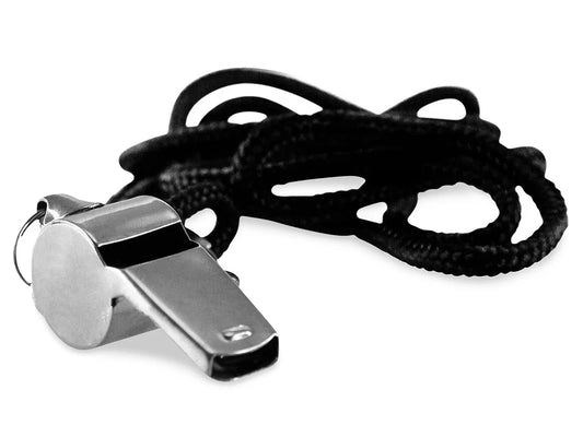 Metal Whistle & Lanyard - US 8387