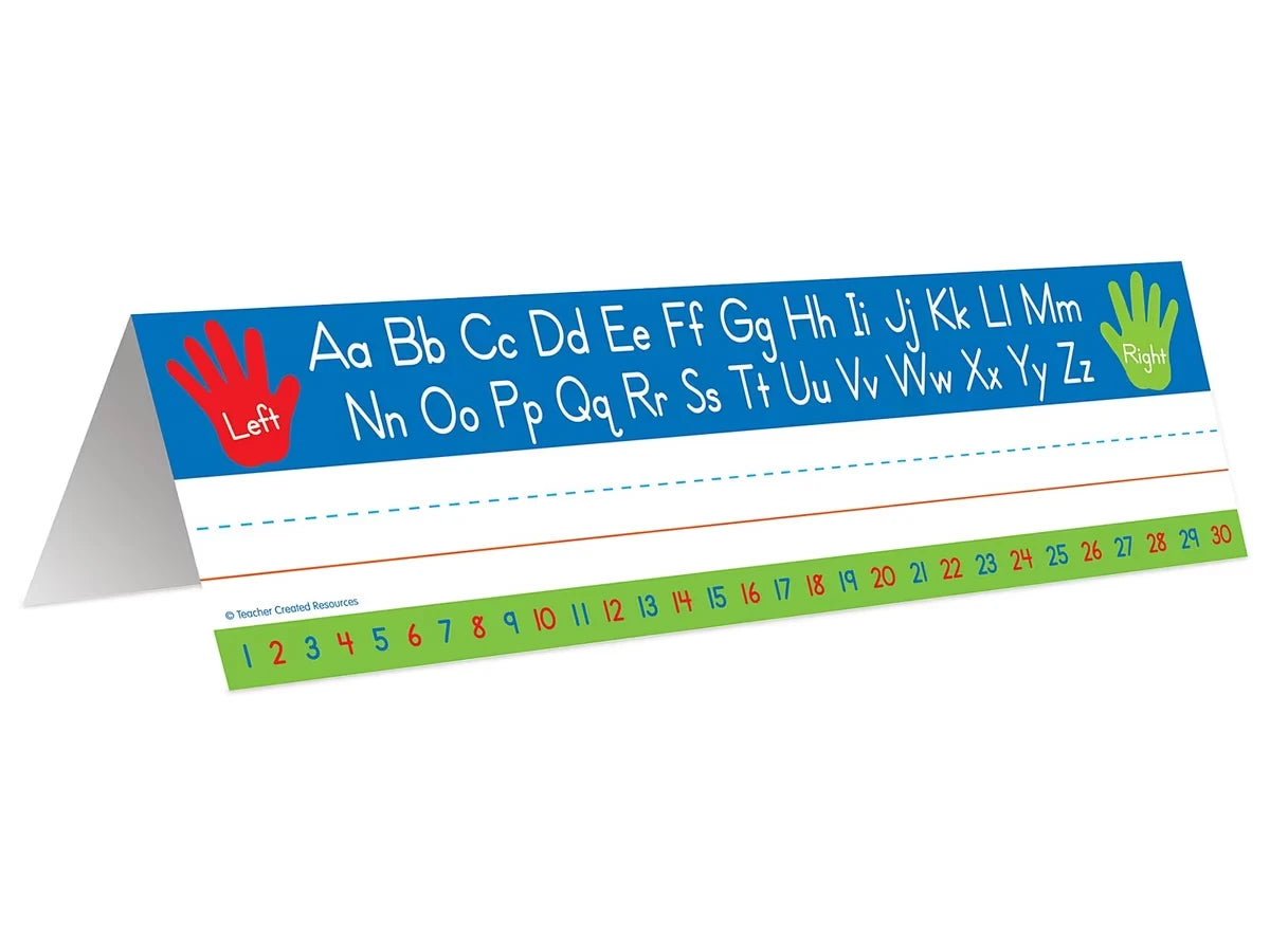 Alphabet Tented Reference Nameplates - Pre K-K - US 5312