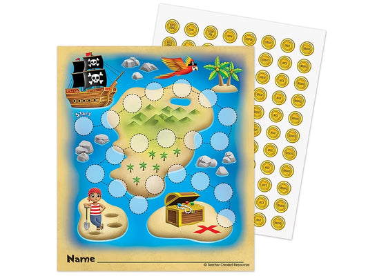 Treasure Hunt Reward Trackers and Stickers - US 3735