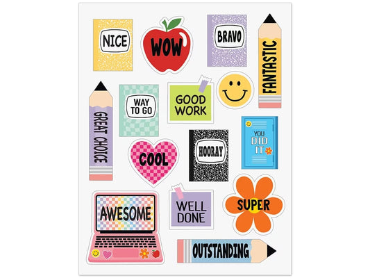 Cool for School Motivational Stickers - US 1192