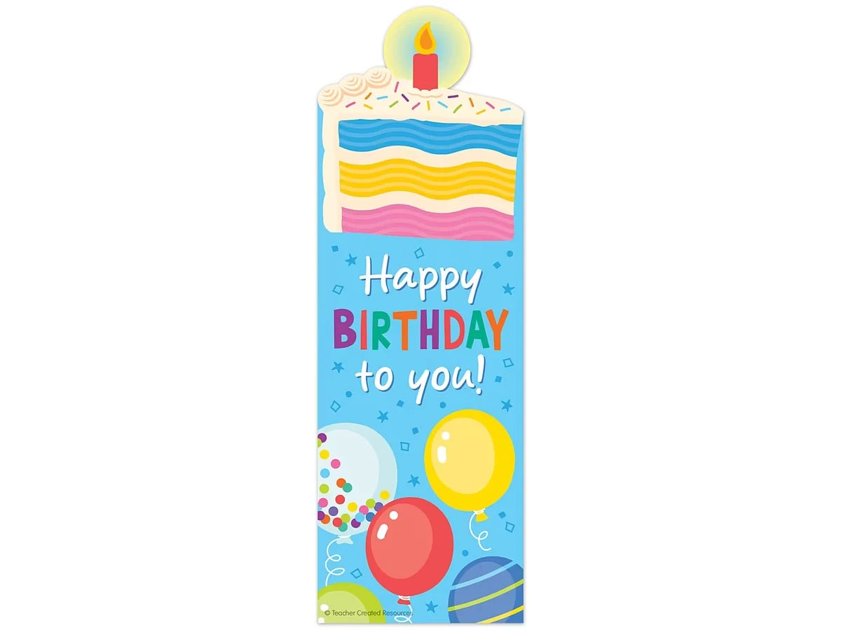 Birthday Cake-Scented Bookmarks - US 7640