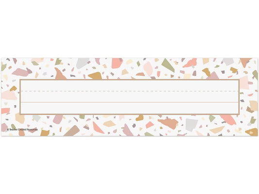 Terrazzo Tones Nameplates - US 8992