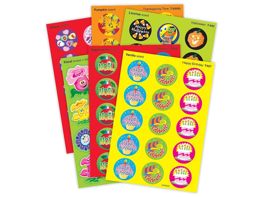 Seasons & Holidays Scented Stickers - Variety Pack - US 1353