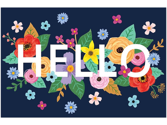 Wildflowers Hello Postcards - US 4293