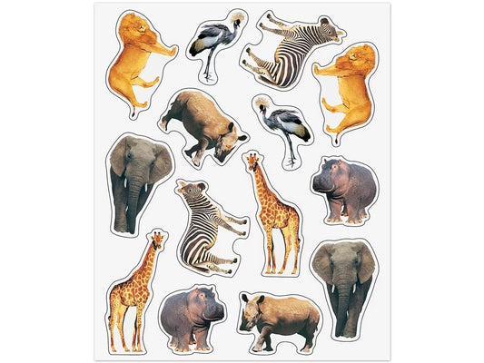 Wild Animal Photo Stickers - US 6654