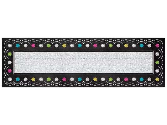 Chalkboard Brights Nameplates - US 6719