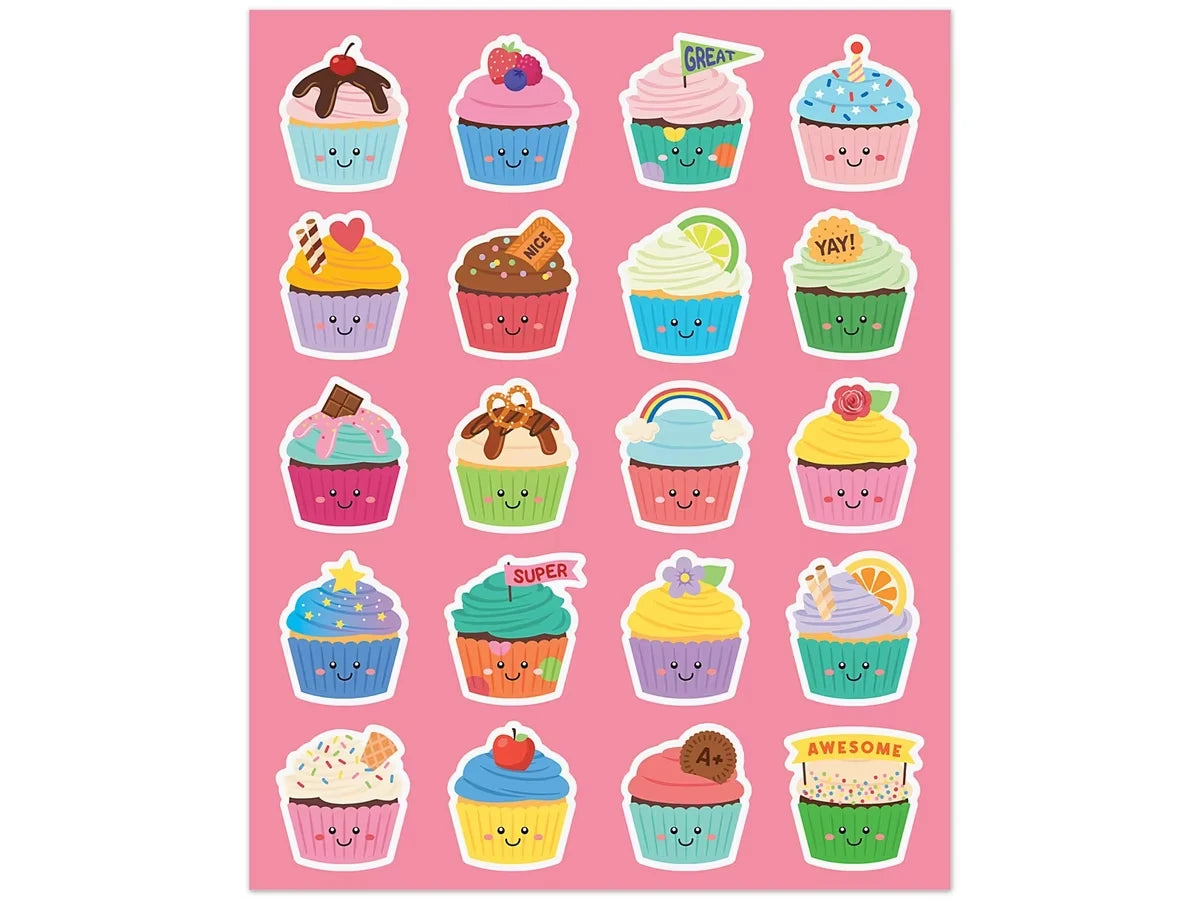 Cupcake Scented Stickers - US 7682