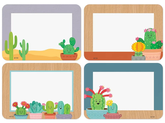 Happy Cactus Crew Name Tags - US 4974