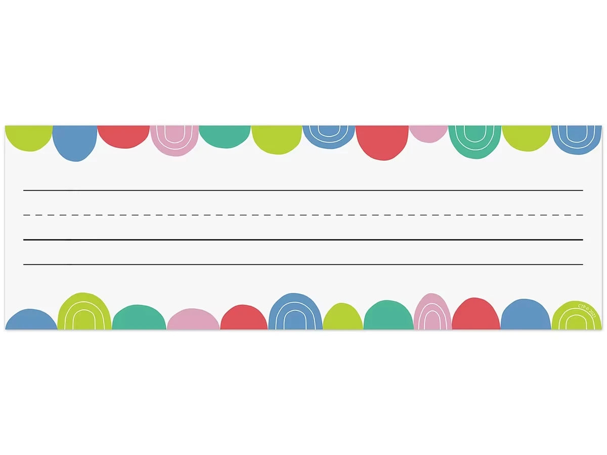 Rainbow Doodles Nameplates - US 8432