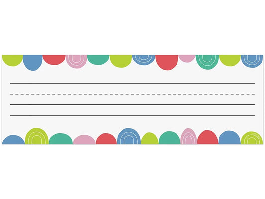 Rainbow Doodles Nameplates - US 8432