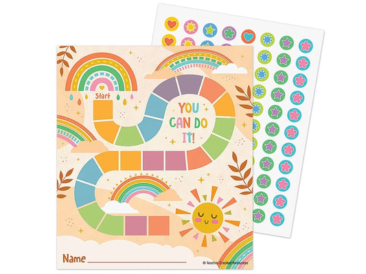 Sunshine Rainbow Reward Trackers with Stickers - US 9390