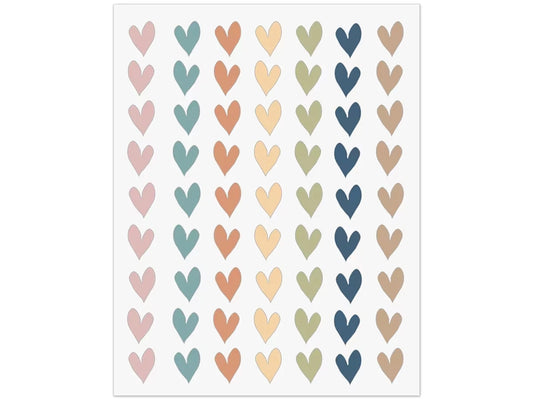 Everyone Is Welcome Heart Mini Stickers - US 5725