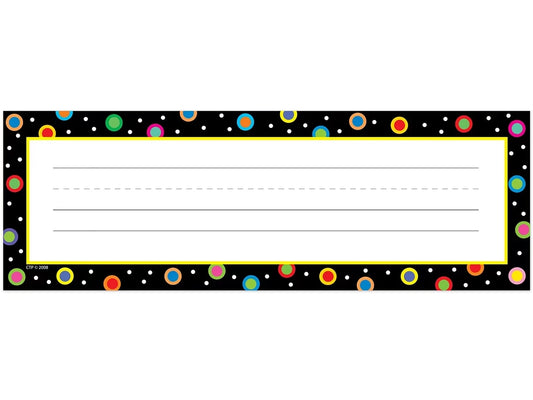 Poppin’ Patterns Nameplates - US 5464