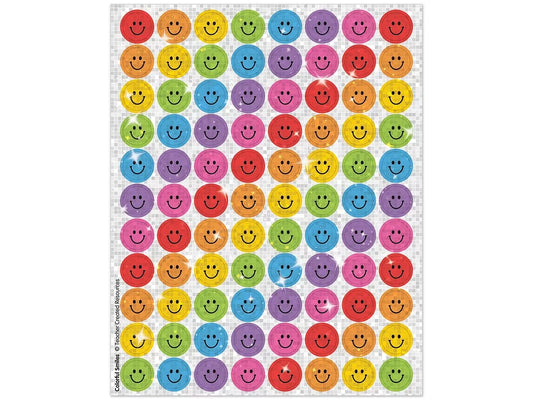 Colorful Smiles Sparkle Mini Stickers - US 4931