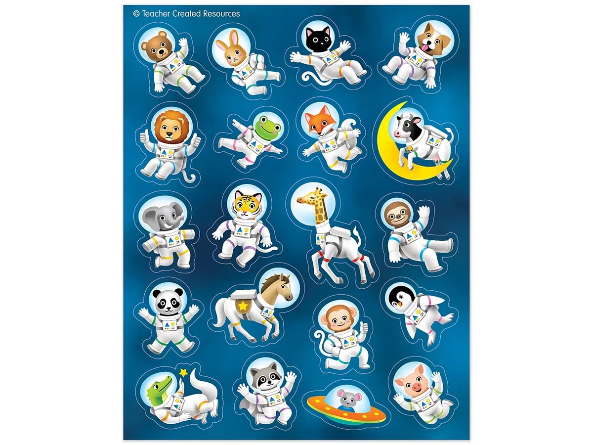 Outer Space Crew Animal Stickers - US 4066
