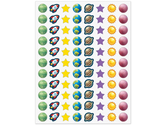 Outer Space Crew Mini Stickers - US 8993
