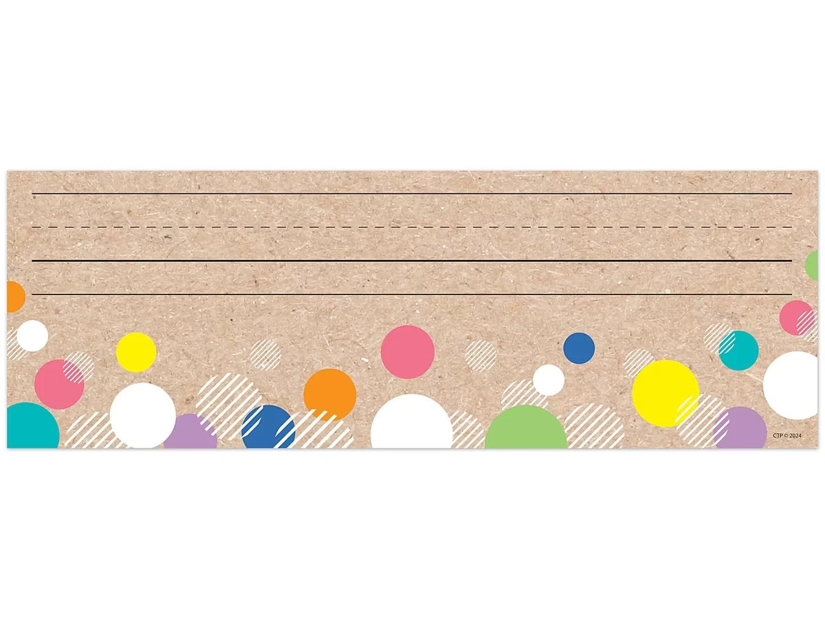Krafty Pop! Colorful Bubble Nameplates - US 6969