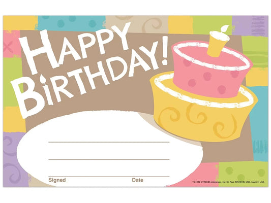 Good to Grow Birthday Certificates - US 6860