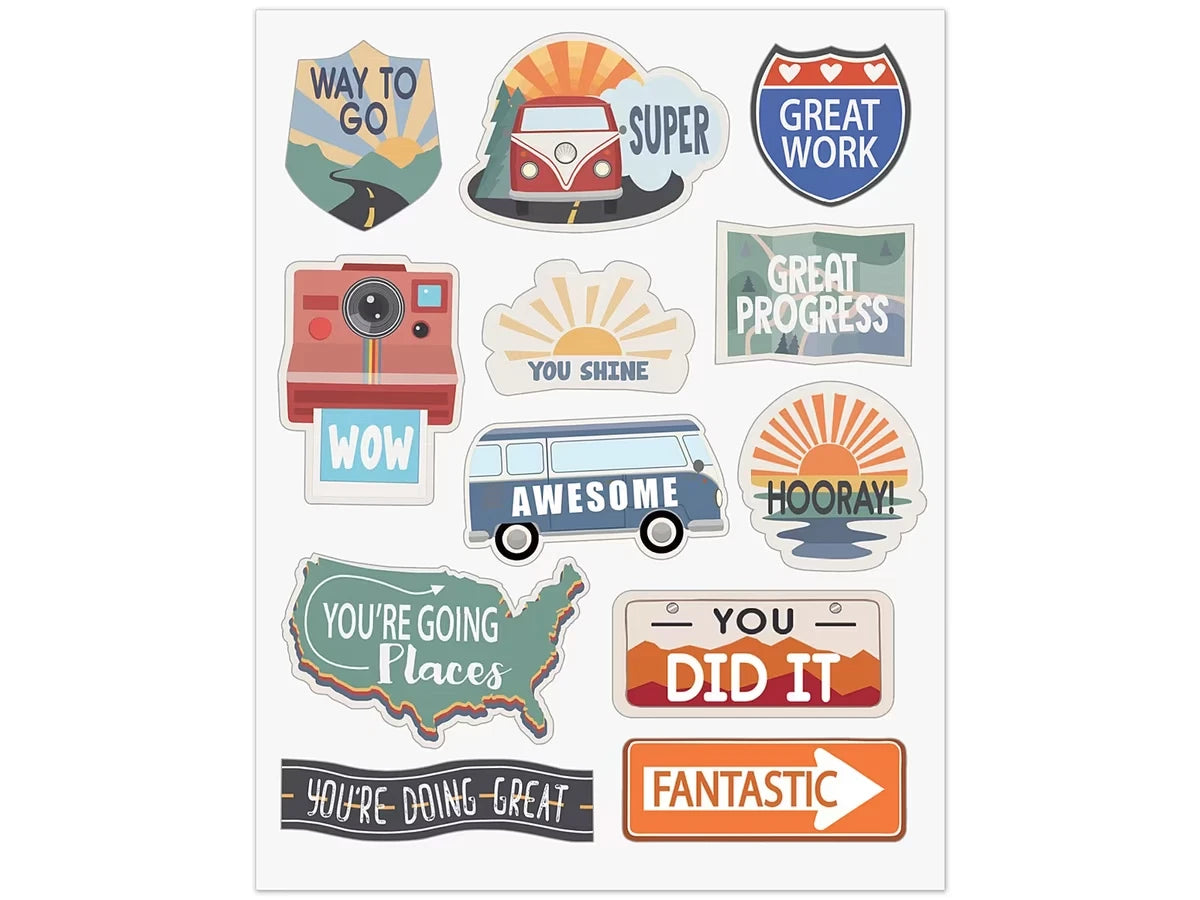 Moving Mountains Motivational Stickers - US 7773