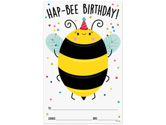 Hap-Bee Birthday! Certificates - US 8245