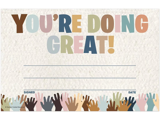 Everyone Is Welcome - You’re Doing Great! Awards - US 3813