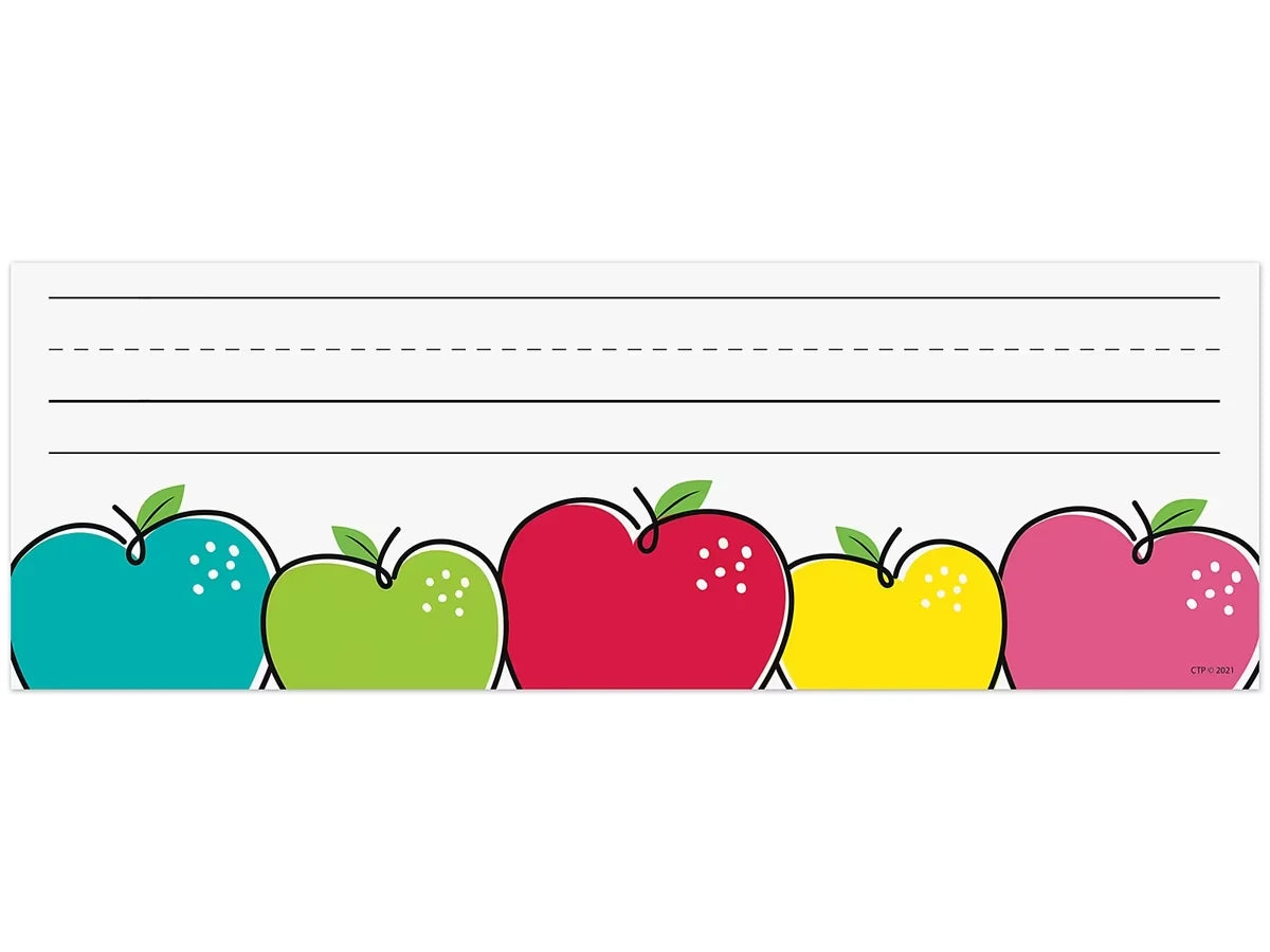 Doodle Apple Nameplates - US 9492