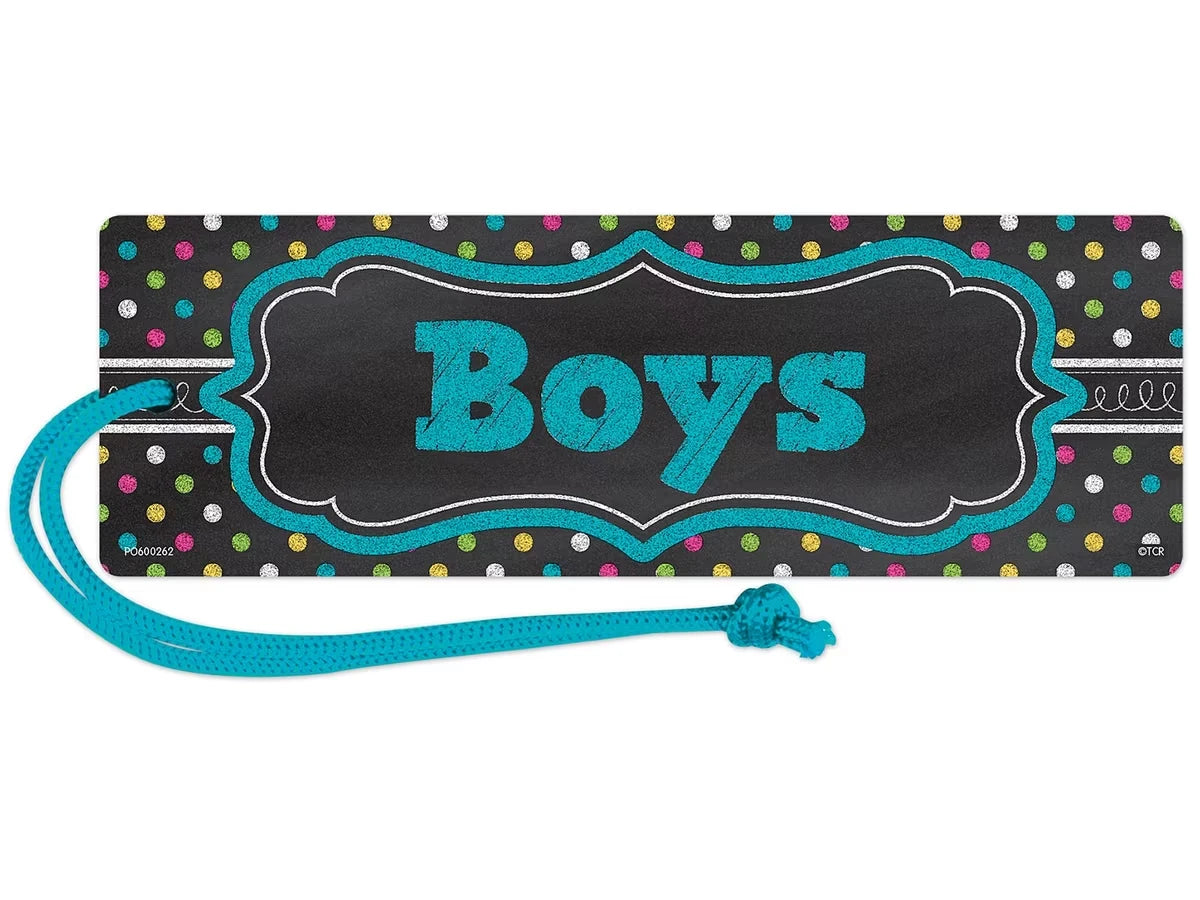 Chalkboard Brights Magnetic Boy’s Hall Pass - US 8925