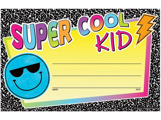 Brights 4Ever Super-Cool Kid Certificates - US 2171